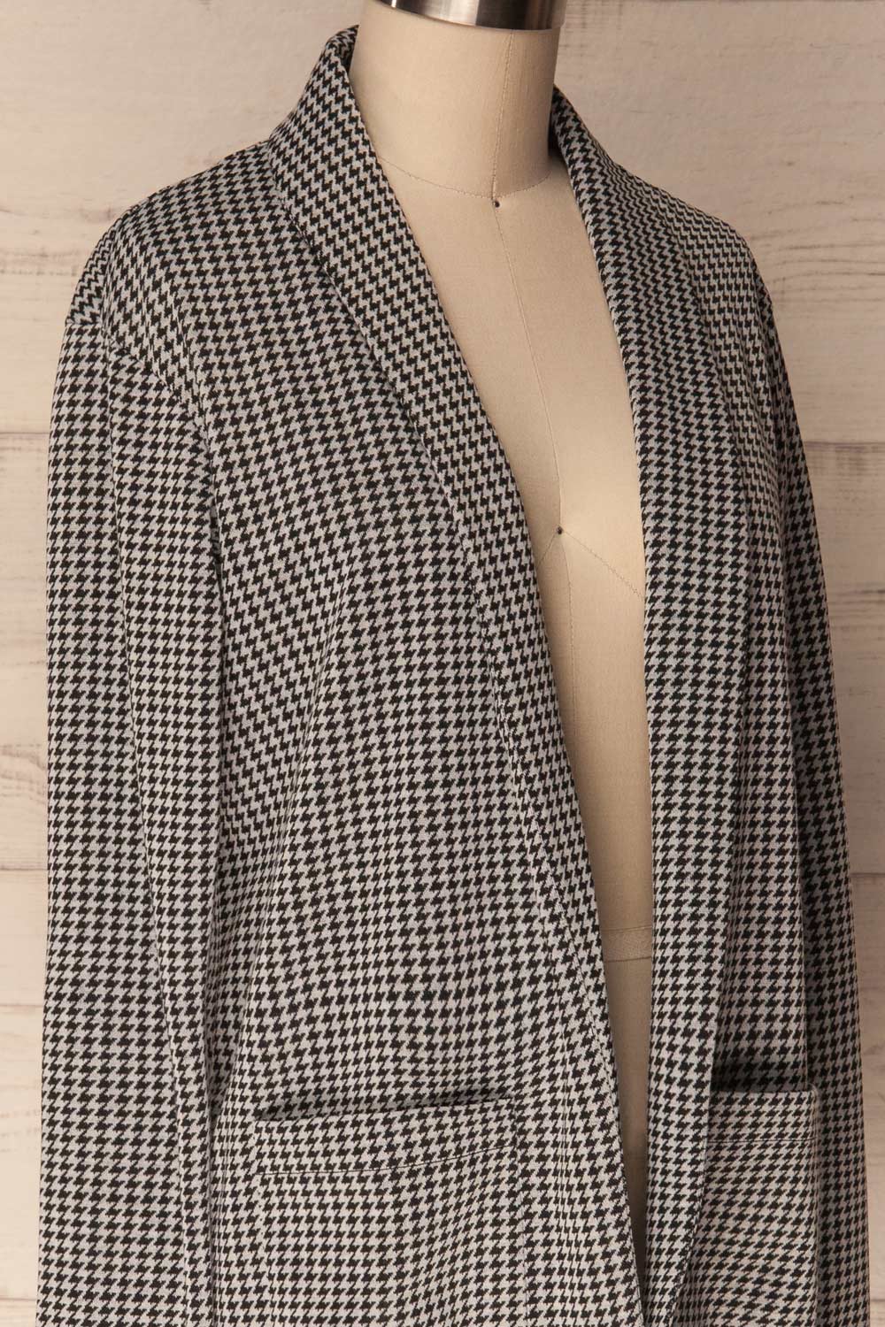 Gorican Black & Grey Houndstooth Jacket | La Petite Garçonne 5