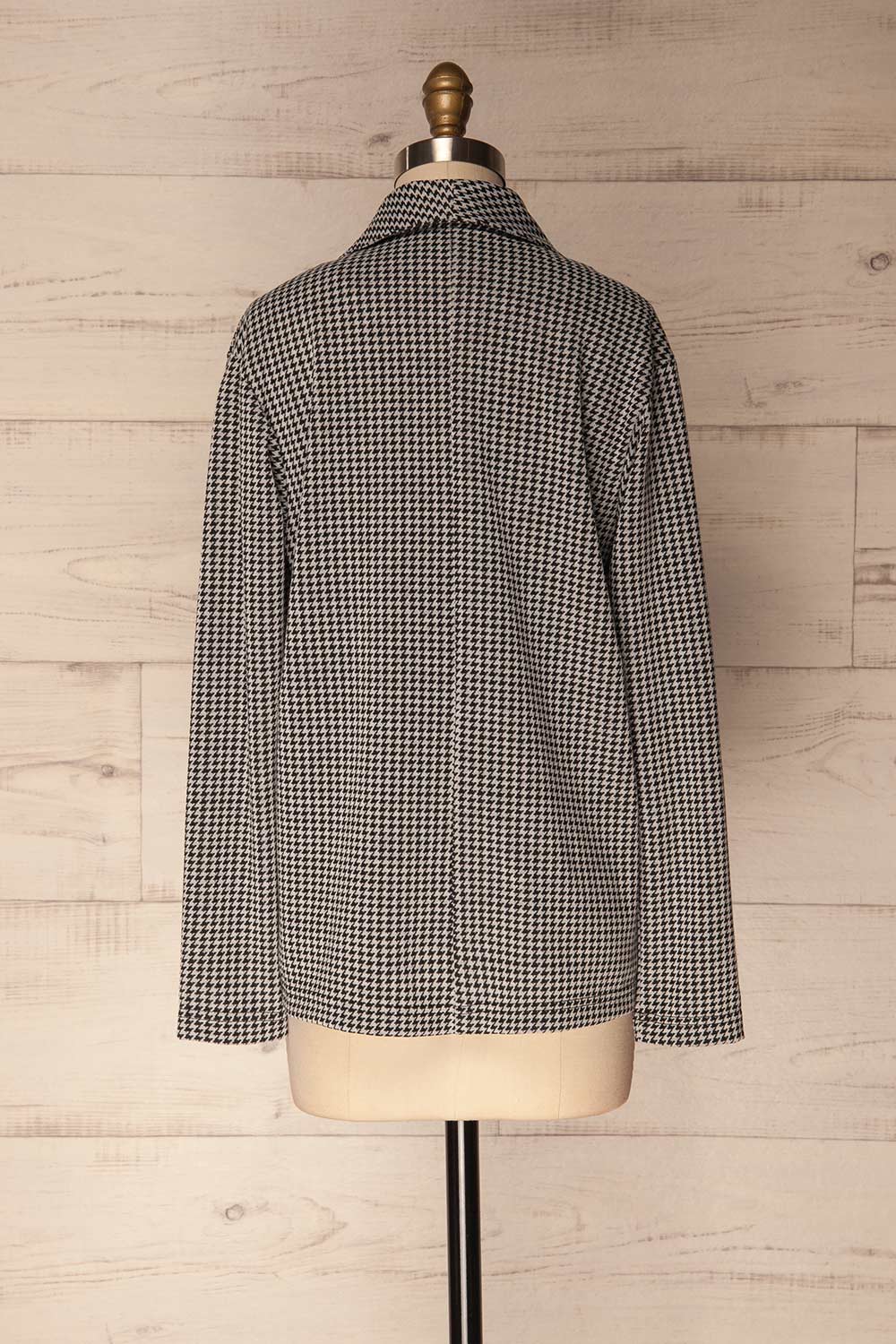 Gorican Black & Grey Houndstooth Jacket | La Petite Garçonne 6