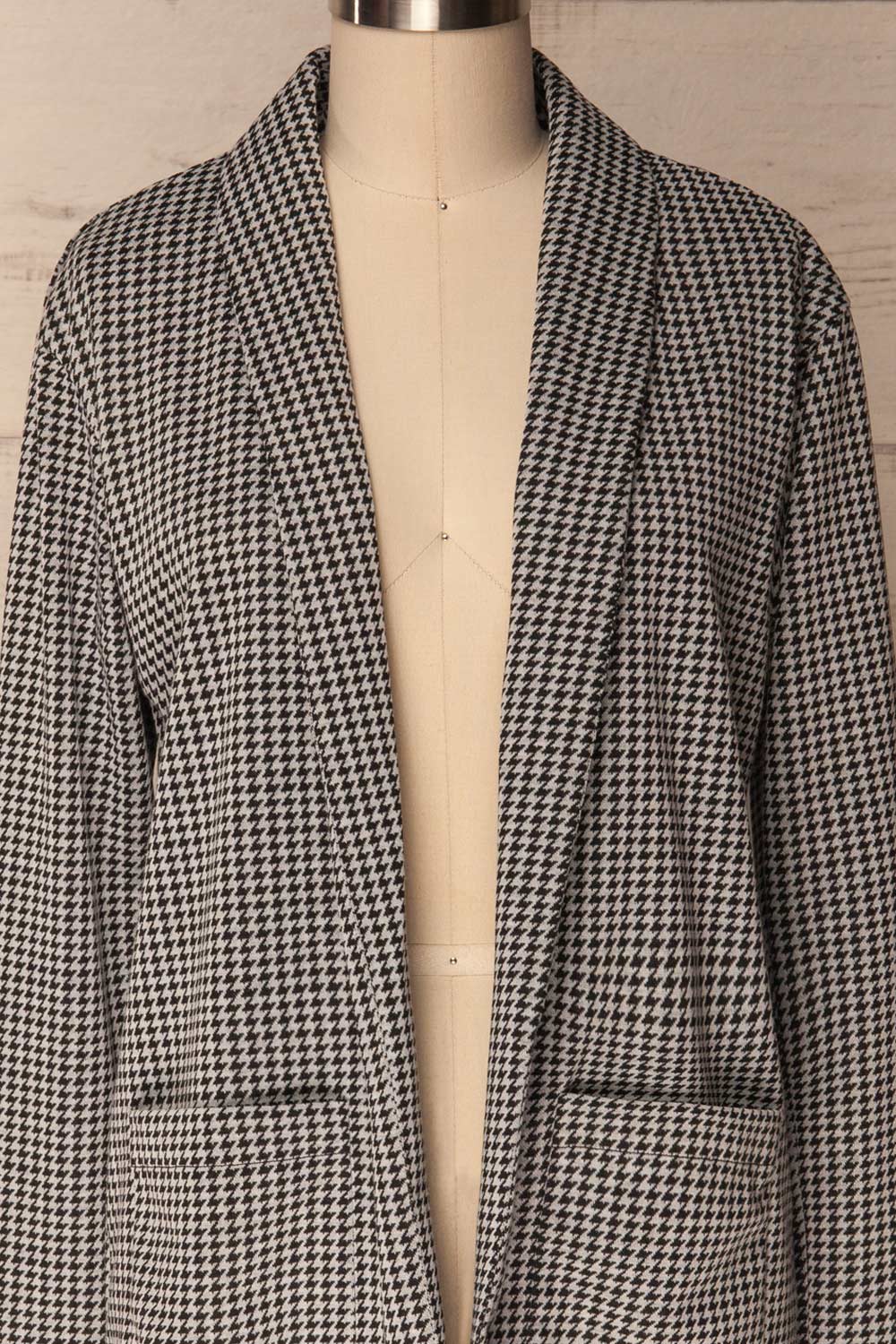 Gorican Black & Grey Houndstooth Jacket | La Petite Garçonne 3