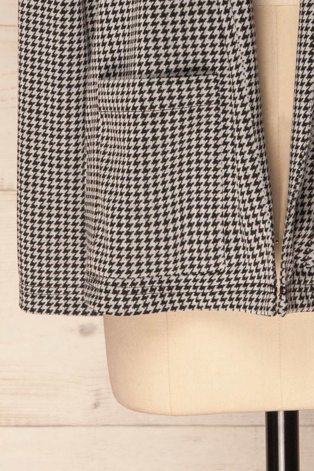 Gorican Black & Grey Houndstooth Jacket | La Petite Garçonne 8