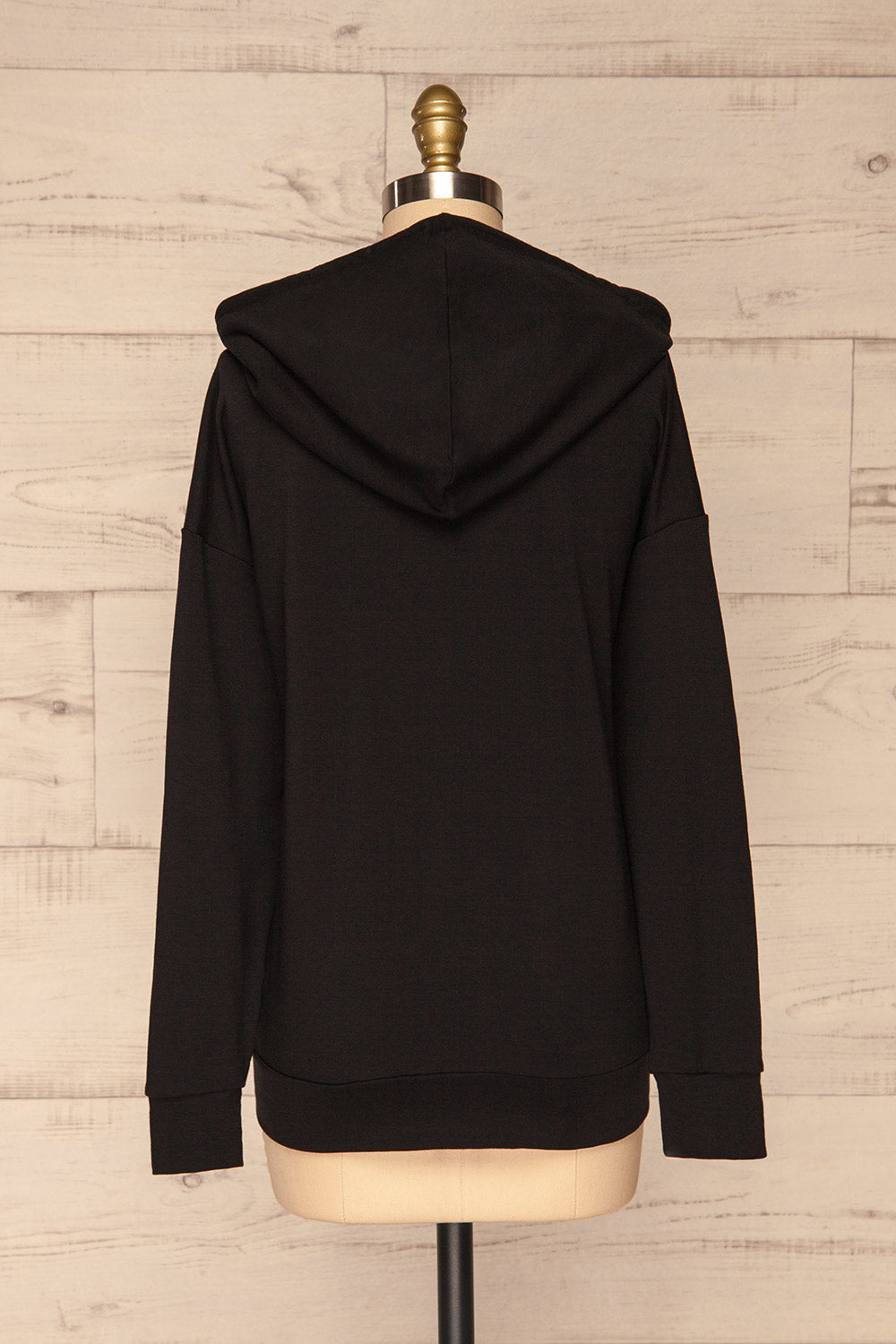 Gorzow Black Hoodie | Haut à Capuchon | La Petite Garçonne back view