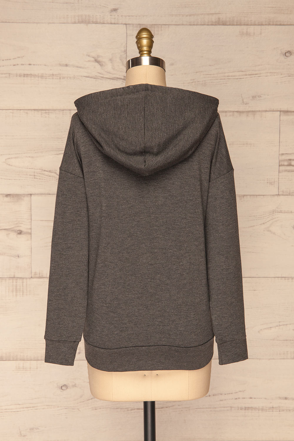 Gorzow Grey Hoodie | Haut à Capuchon | La Petite Garçonne back view