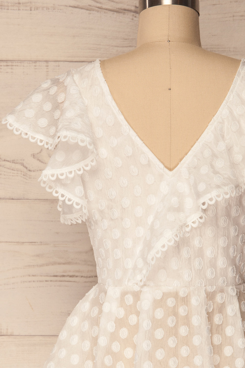 Halencov White Peplum Top with Ruffles | La Petite Garçonne Chpt. 2 2