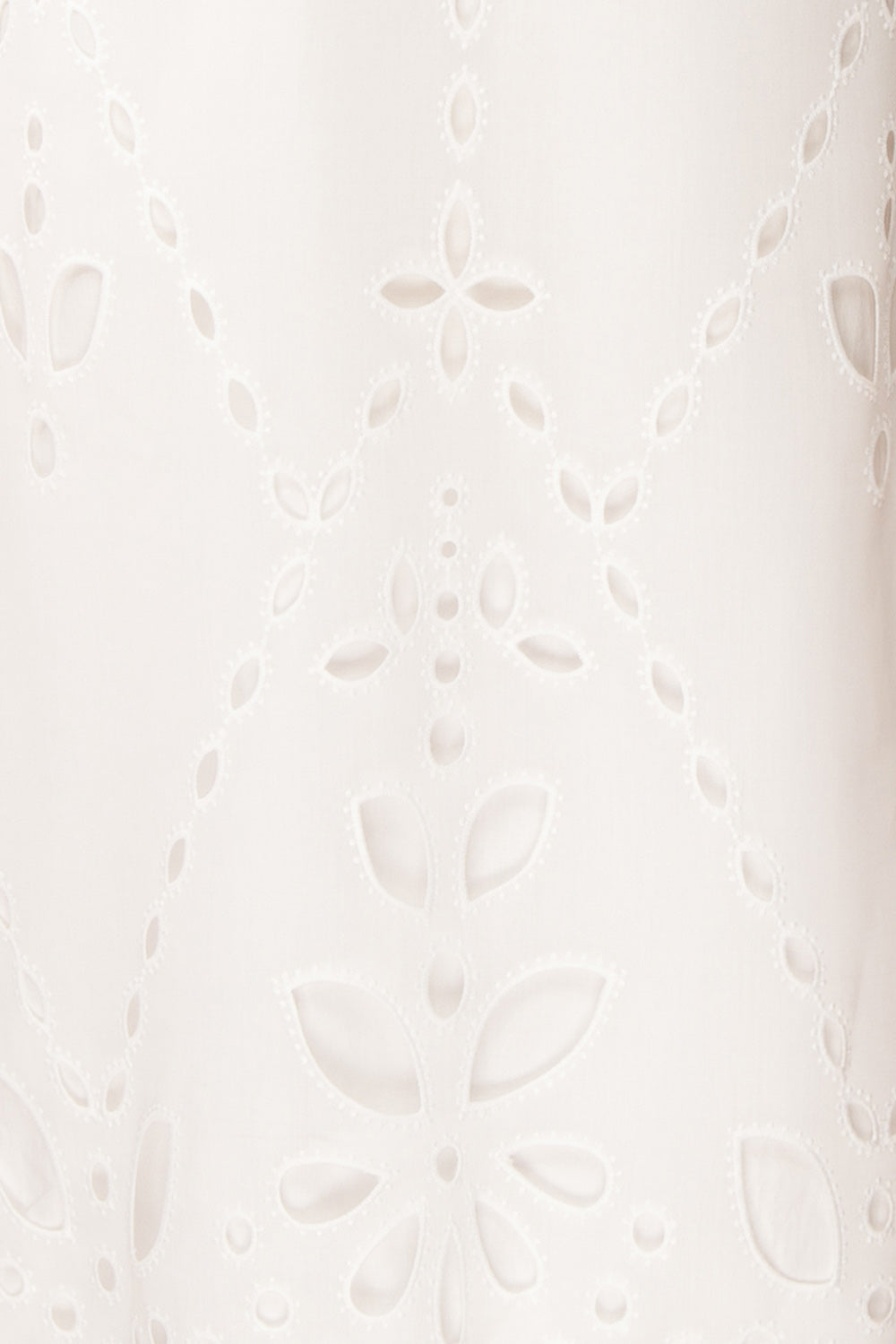Hamadryas White Openwork Maxi Bridal Dress | Boudoir 1861 fabric 