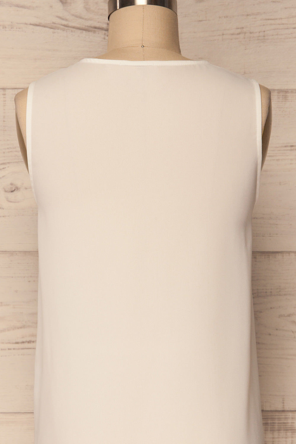 Harmole White Chiffon Camisole with Ruffle | La Petite Garçonne 6