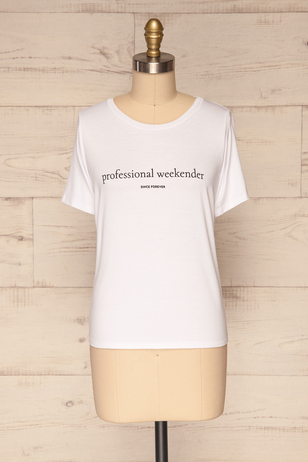 Hastings White Short Sleeved T-Shirt | La Petite Garçonne 1