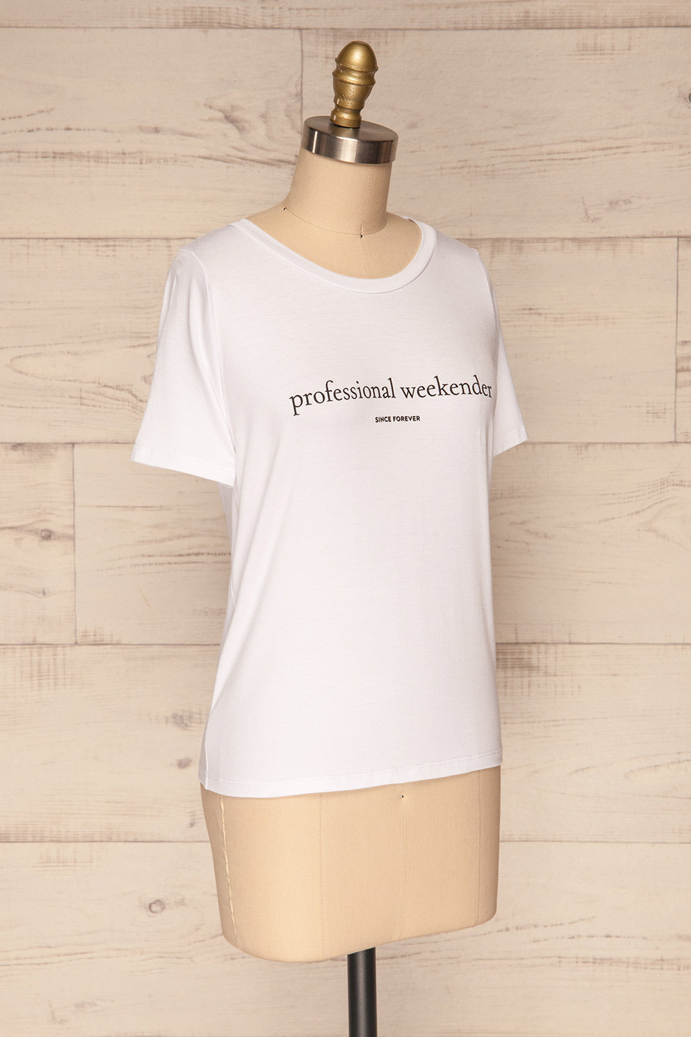 Hastings White Short Sleeved T-Shirt | La Petite Garçonne 3