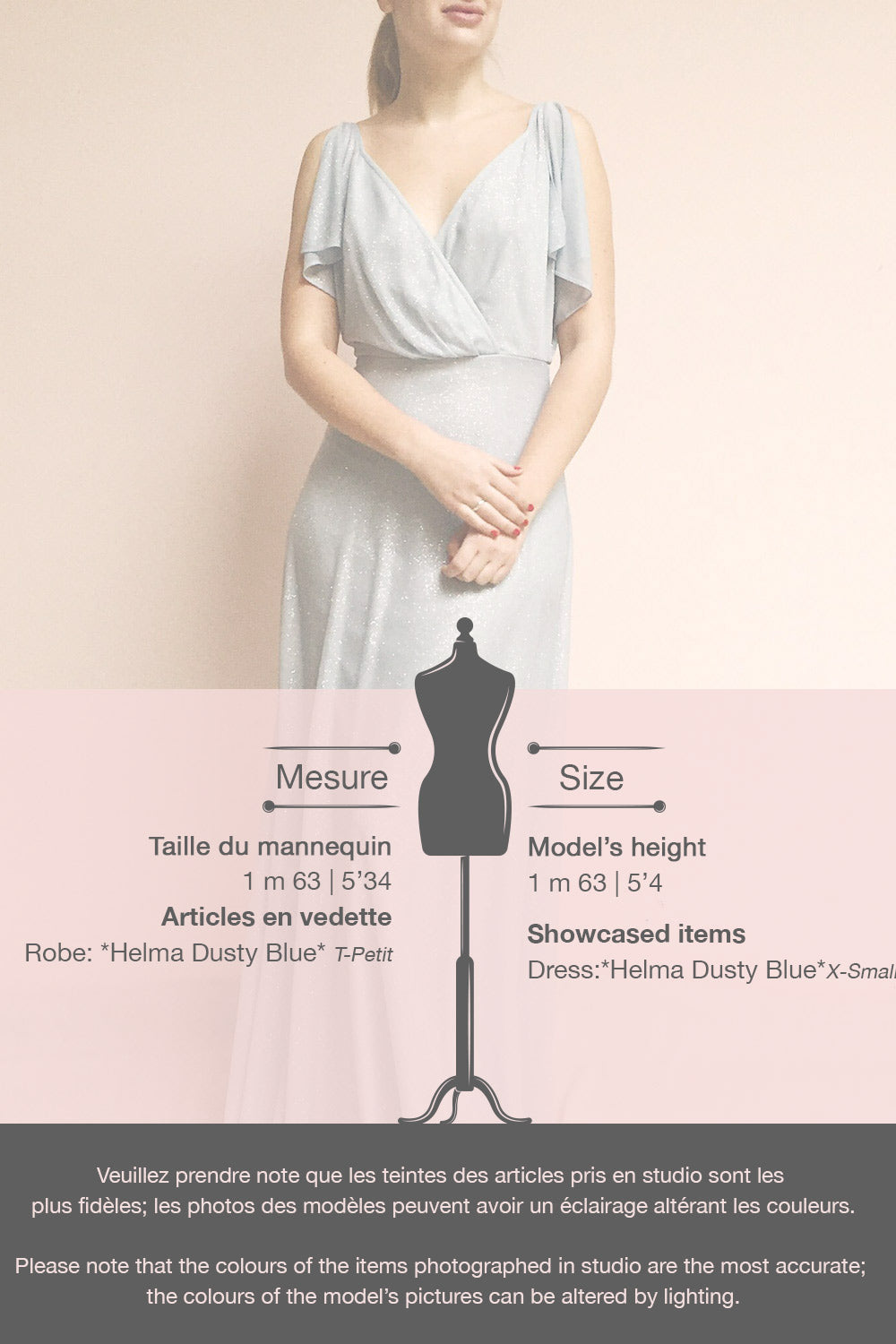 Helma Dusty Blue Sparkling Maxi Dress | Boutique 1861 template