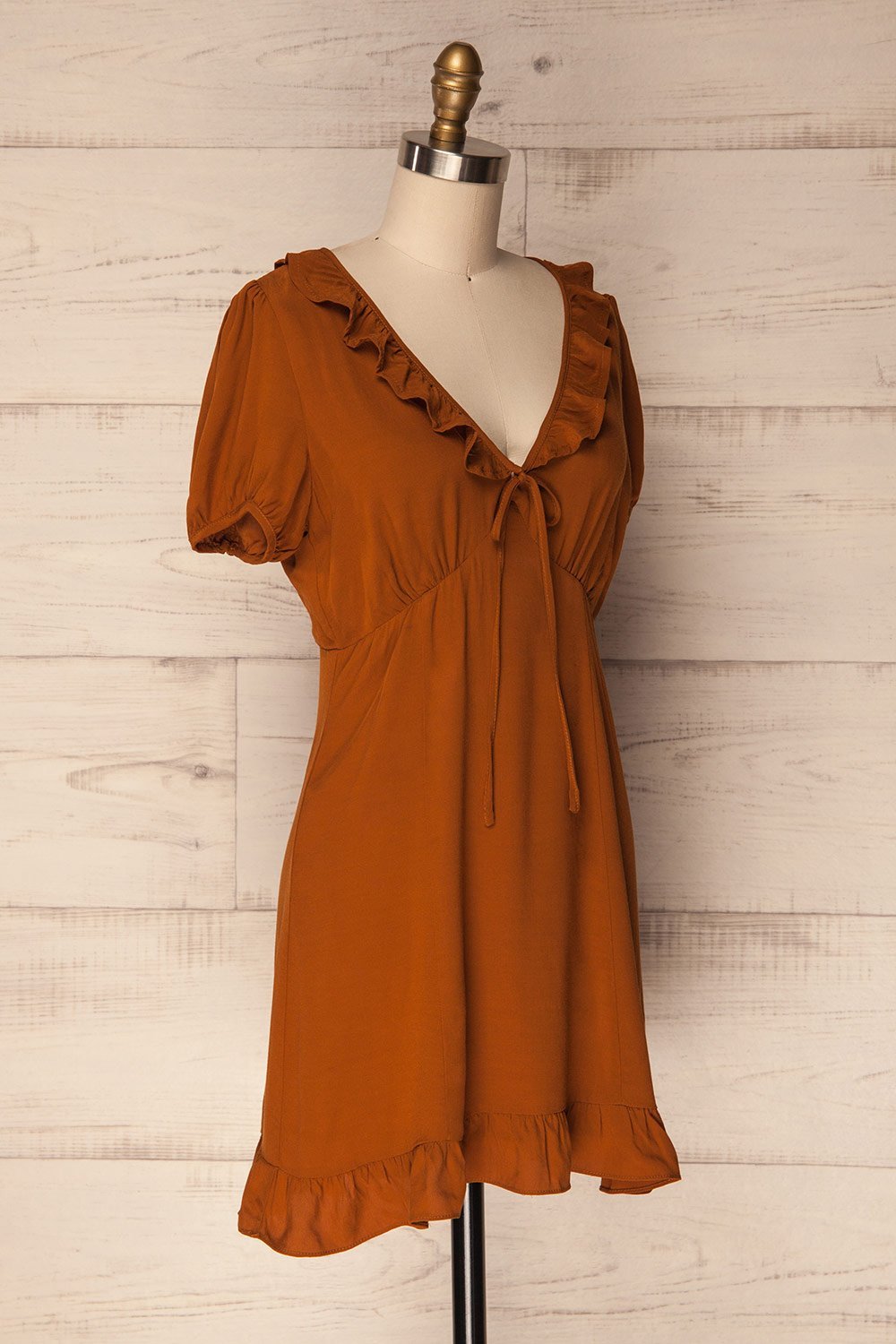 Hereford | Robe à Volants Orange