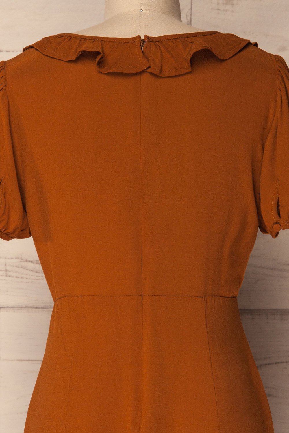Hereford | Robe à Volants Orange