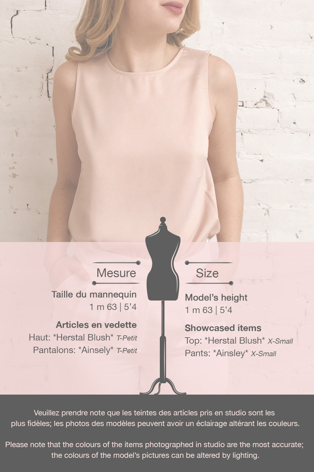 Herstal Blush Pink Blouse w/ V Back | La petite garçonne template