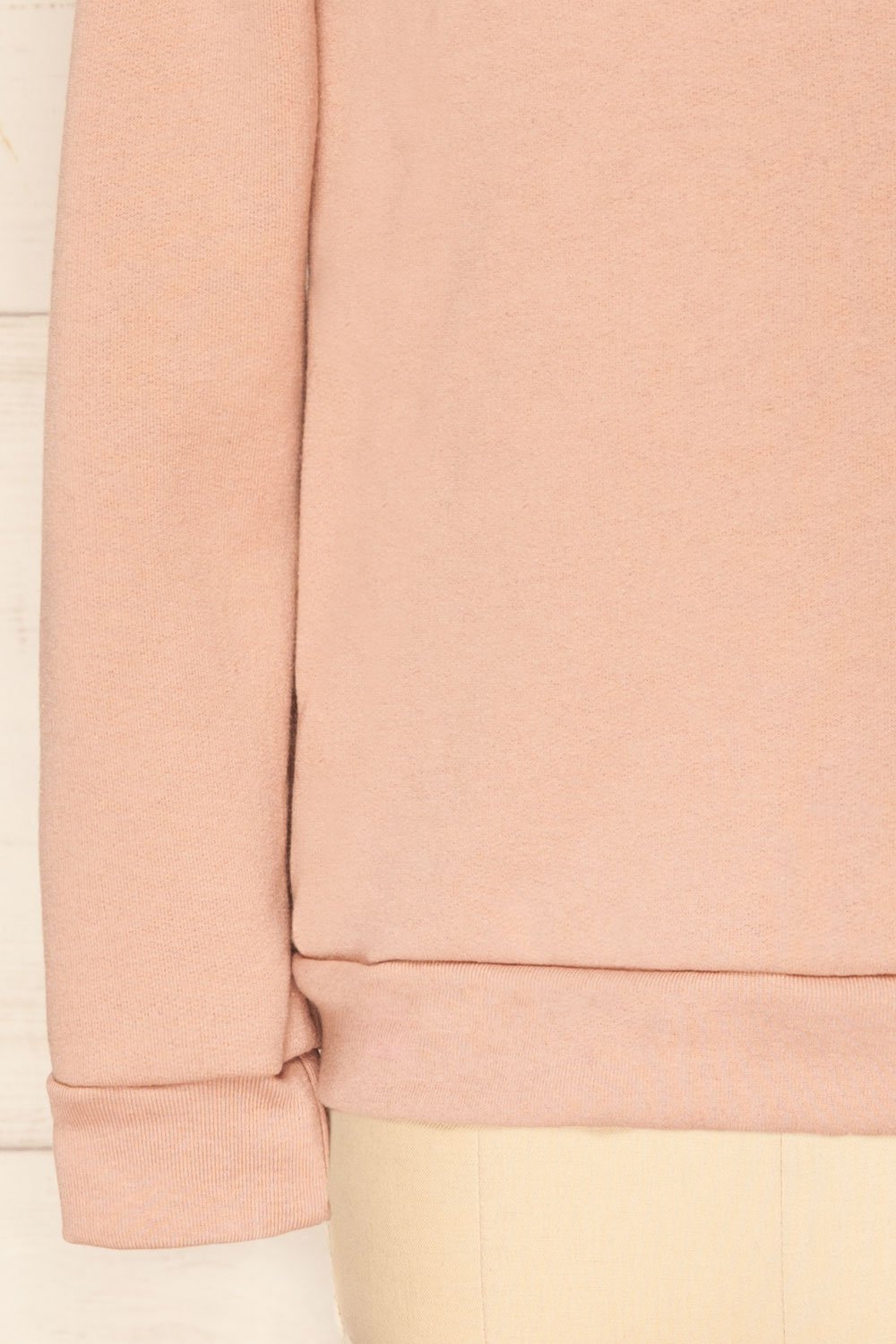 Hostka Pétale Mini Kids Taupe Sweater with Text | La Petite Garçonne