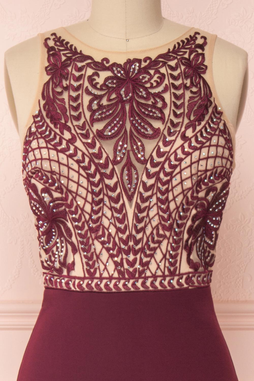 Huba Ruby | Burgundy Mermaid Dress