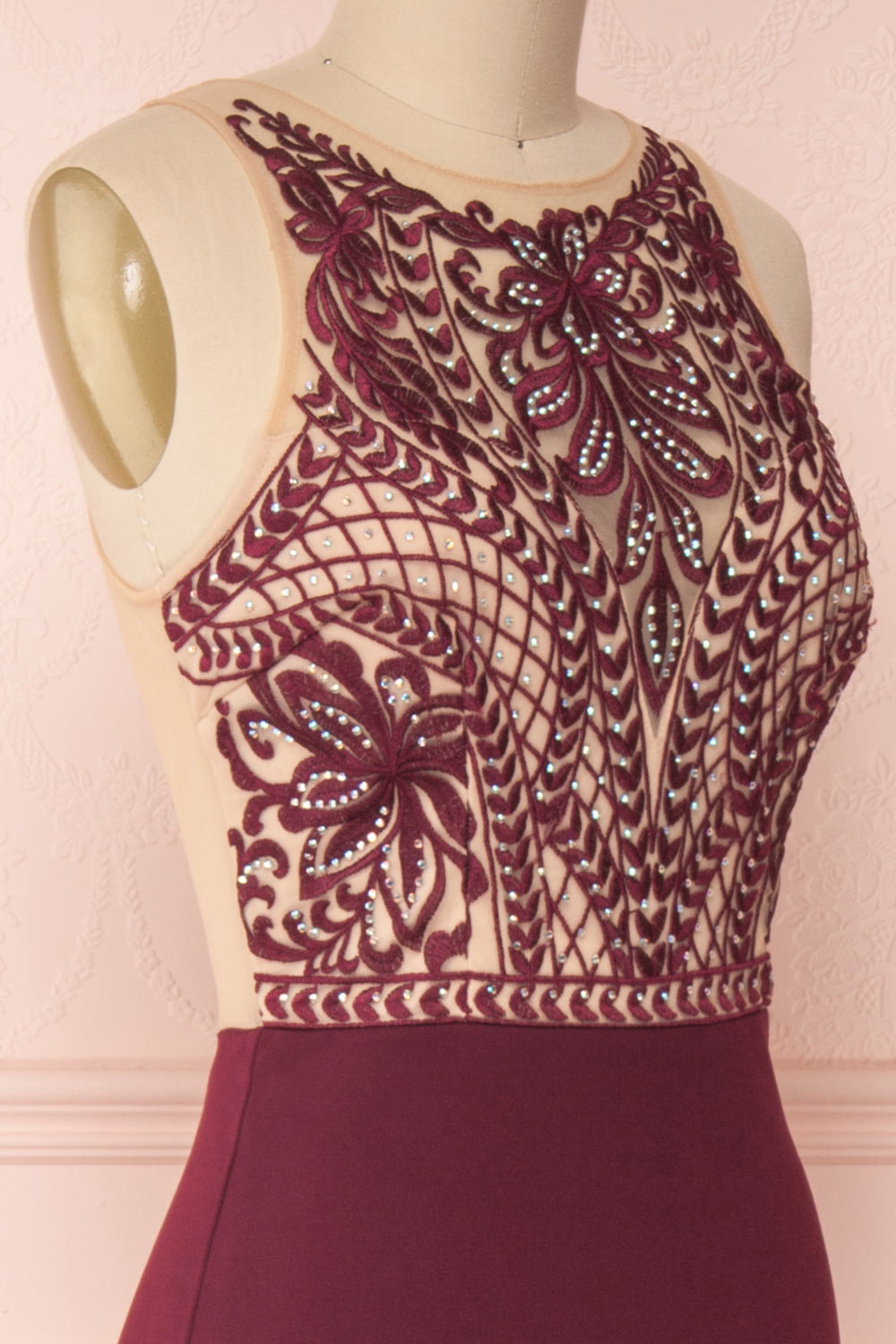 Huba Ruby | Burgundy Mermaid Dress