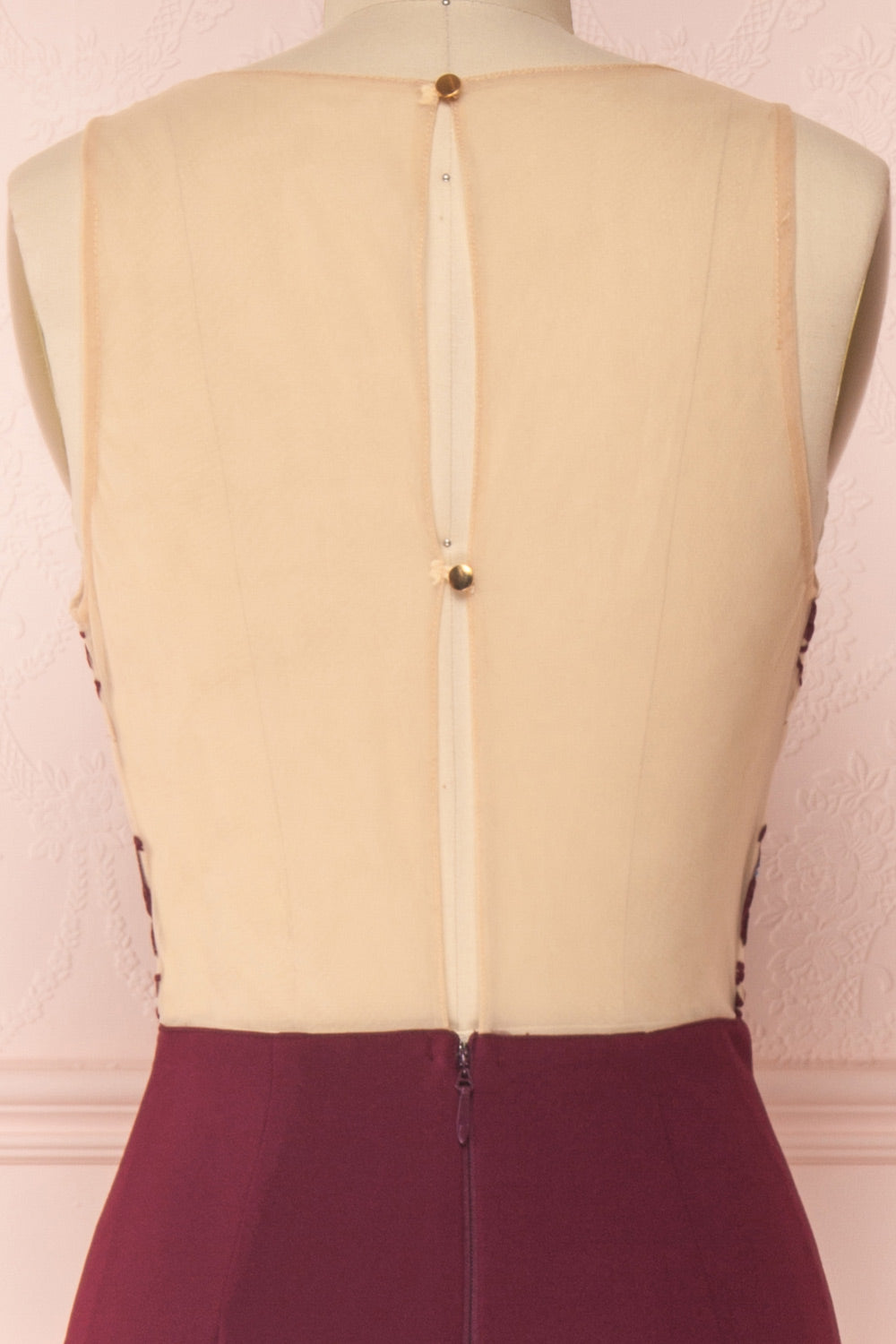 Huba Ruby | Burgundy Mermaid Dress