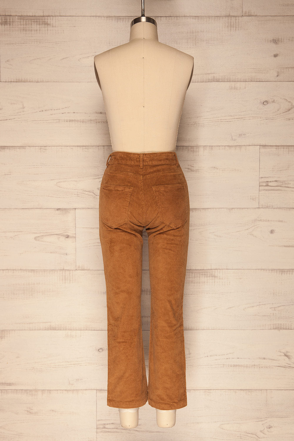 Huidai Ginger Brown Corduroy Pants | BACK VIEW | La Petite Garçonne