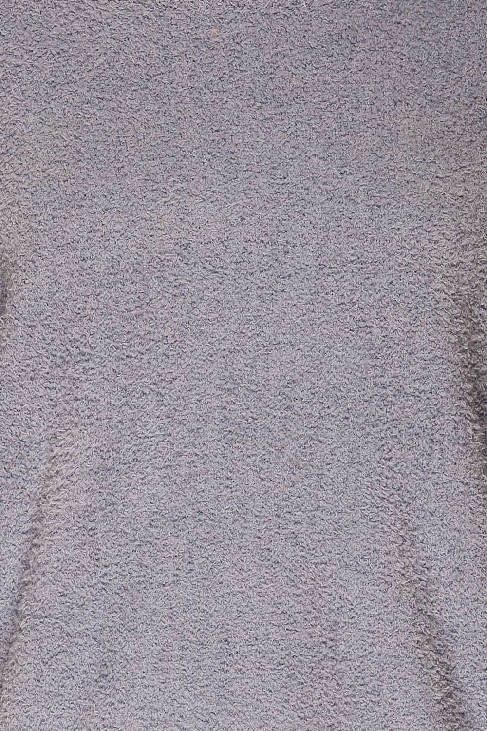 Hult Blue Fuzzy Long Sleeve Sweater | La petite garçonne fabric