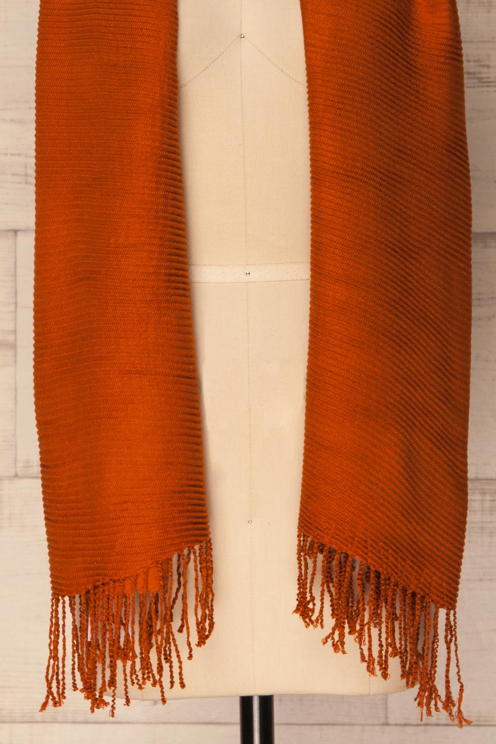 Hypnose Orange Soft Knit Scarf | La Petite Garçonne 5