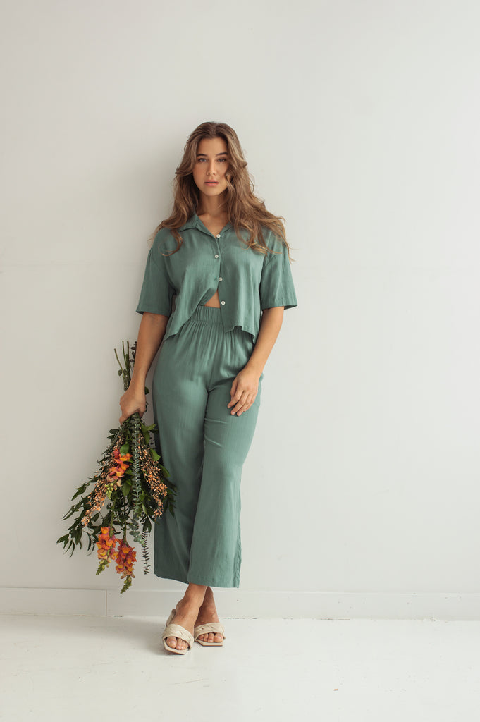 Lucaa Short Sleeve Watermelon Sugar Shirt | La petite garçonne dailystory