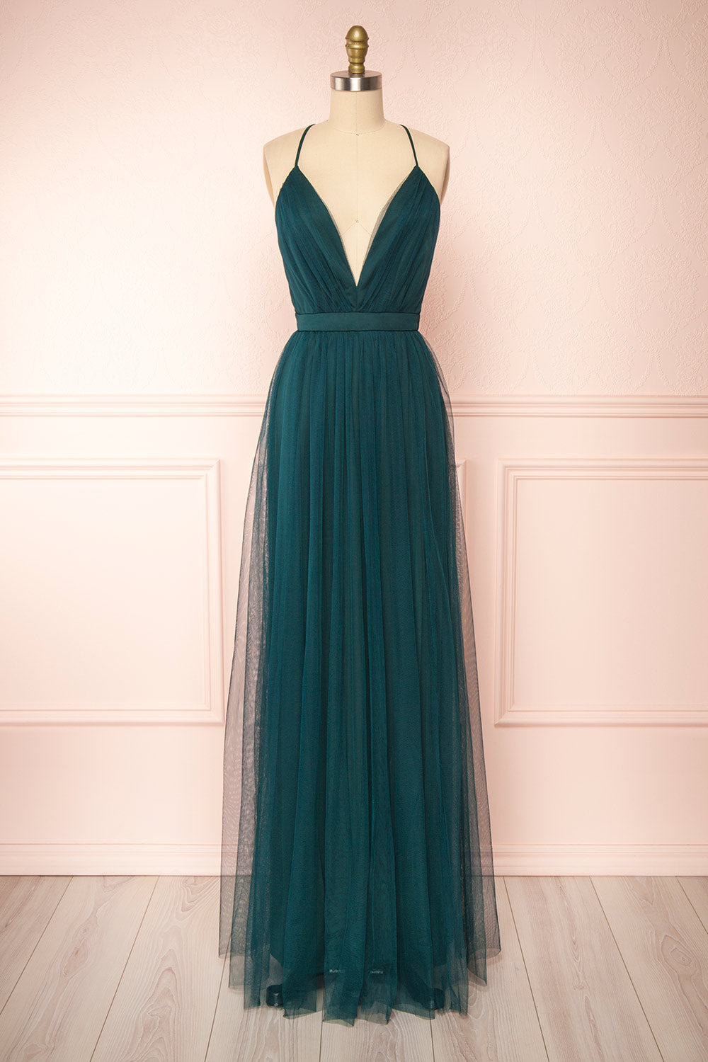 Ilaria Green | Tulle Maxi Dress