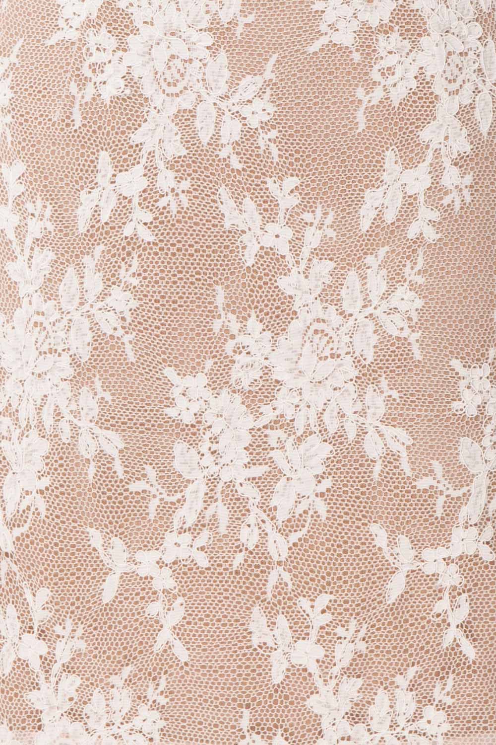 Ileana White Lace Short Fitted Bridal Dress | Boudoir 1861