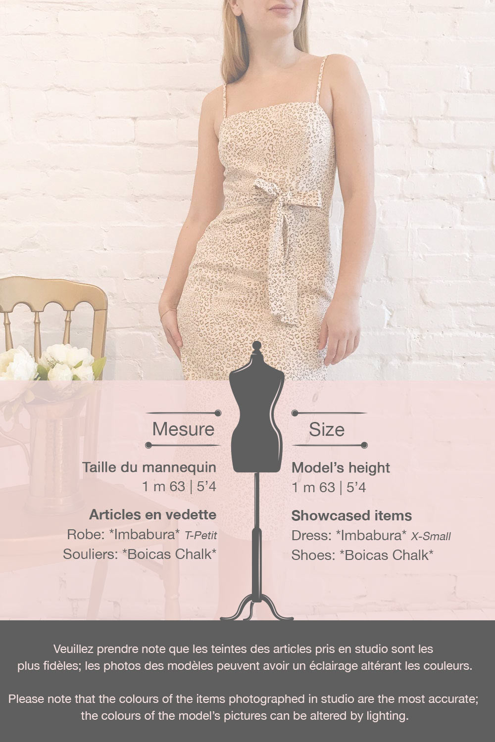 Imbabura Beige Animal Print Midi Dress | La petite garçonne template