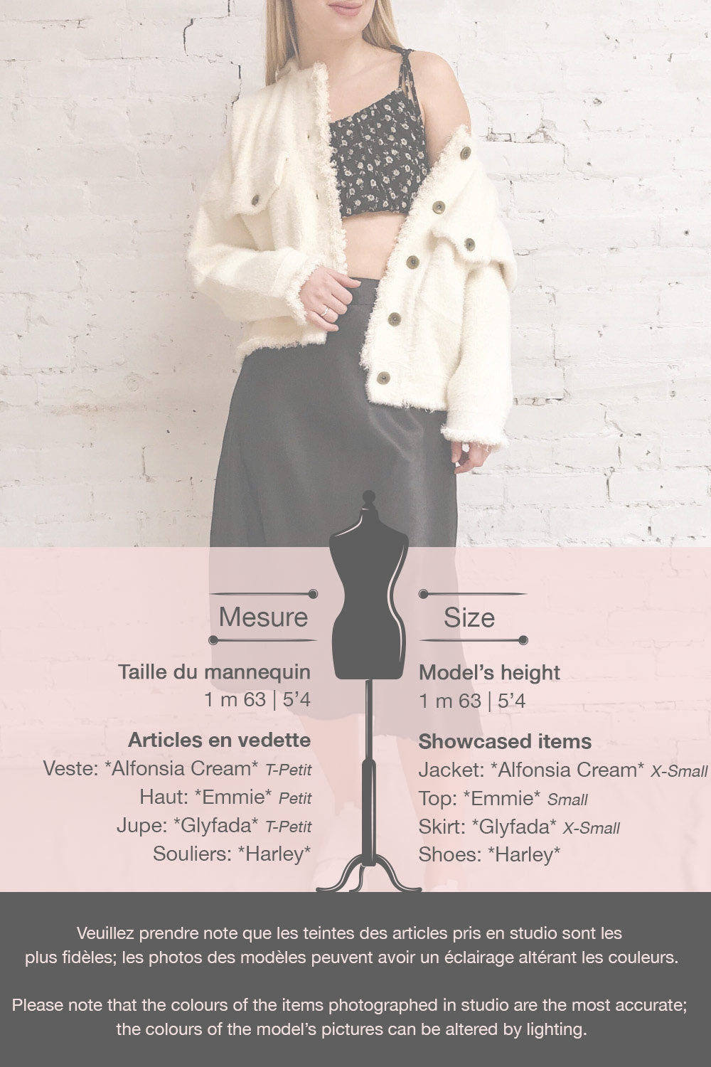 Alfonsia Cream White Buttoned Fuzzy Jacket | La petite garçonne template