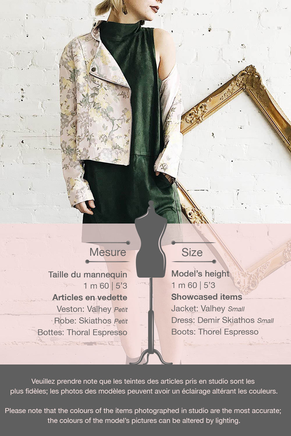 Valhey Pink Floral Satin Motorcycle Jacket | La Petite Garçonne 12