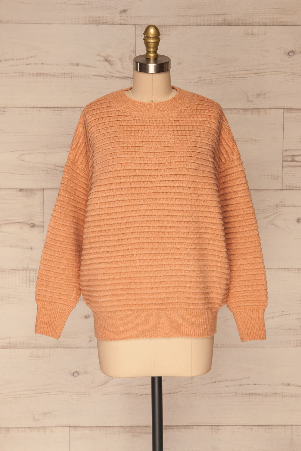 Jastarnia Pink Long Sleeve Sweater | La petite garçonne front view