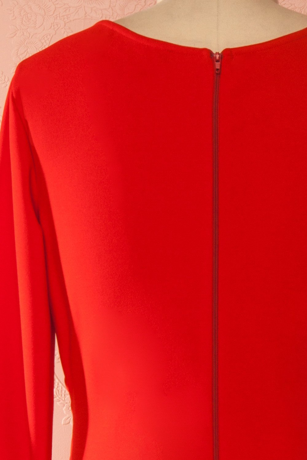 Jaya Passion Red Plus Size Midi Cocktail Dress | Boutique 1861