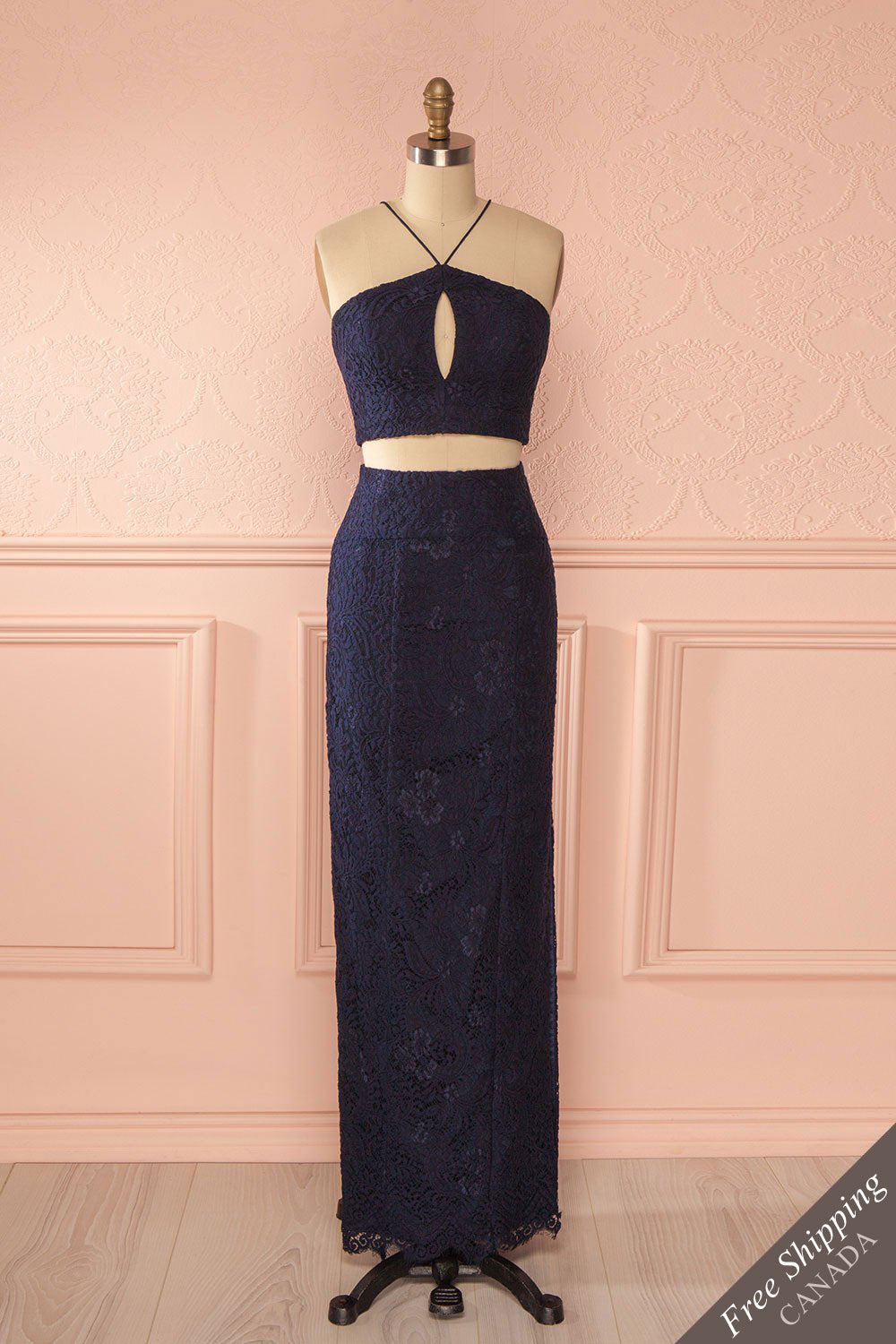 Jerika Blue | Haut Écourté Bleu