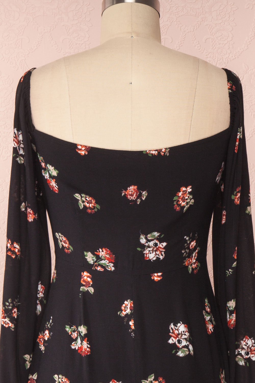 Joelma | Black Floral Dress