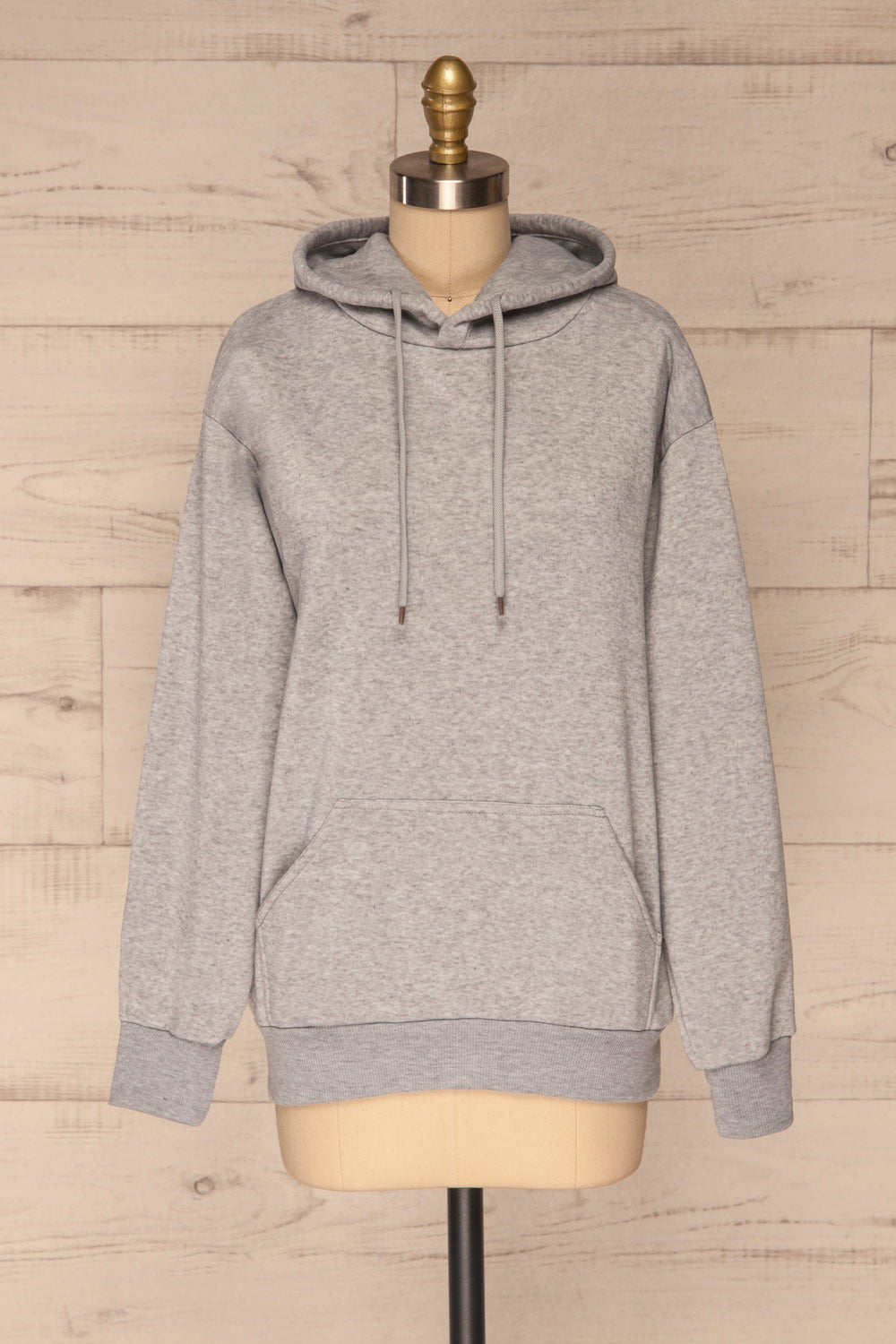 Juxue Fog Grey Hoodie | La petite garçonne front view