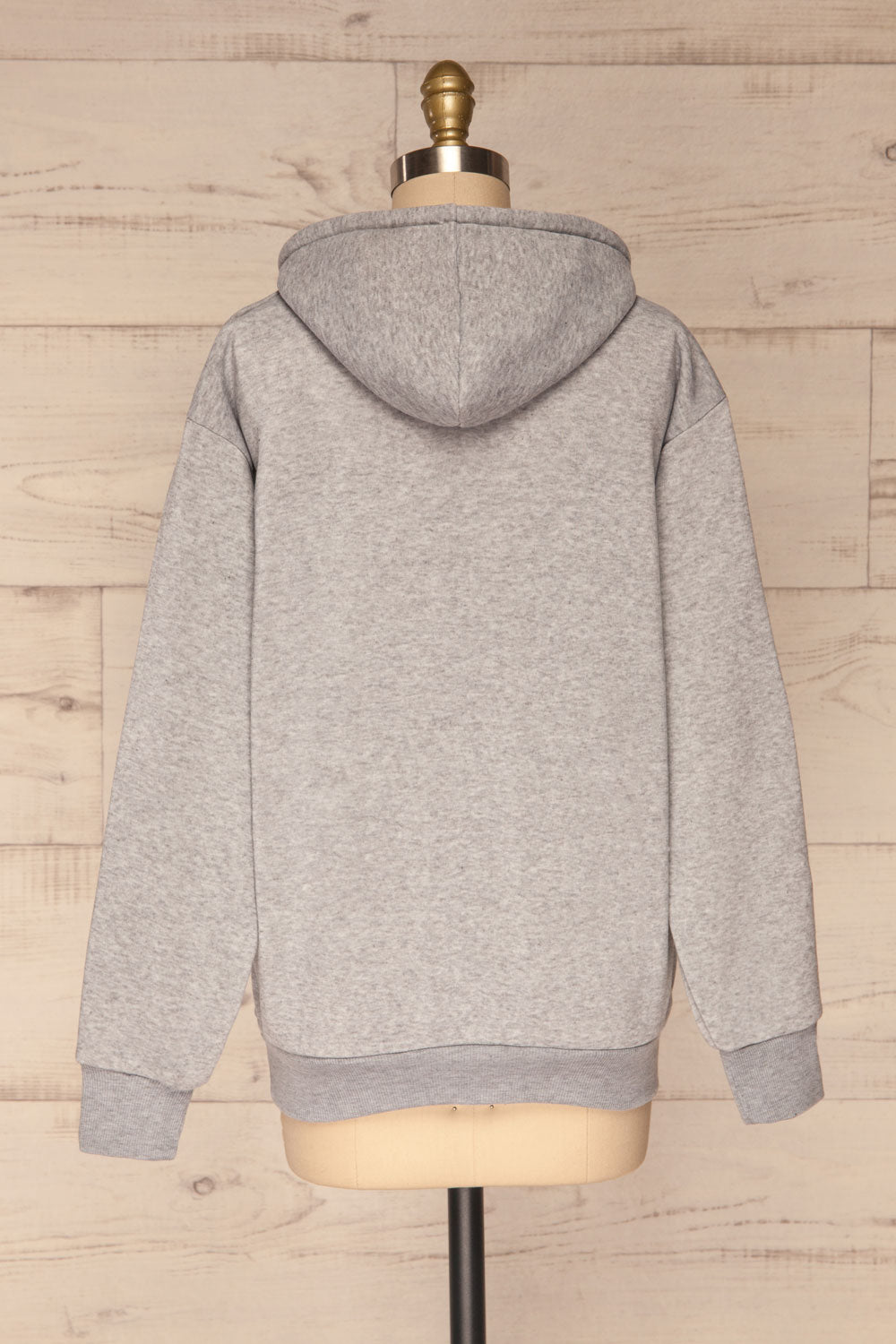 Juxue Fog Grey Hoodie | La petite garçonne back view