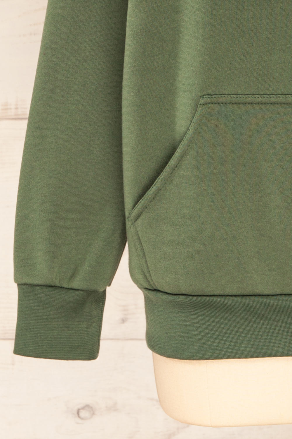 Juxue Forest Green Oversized Hoodie | La petite garçonne bottom