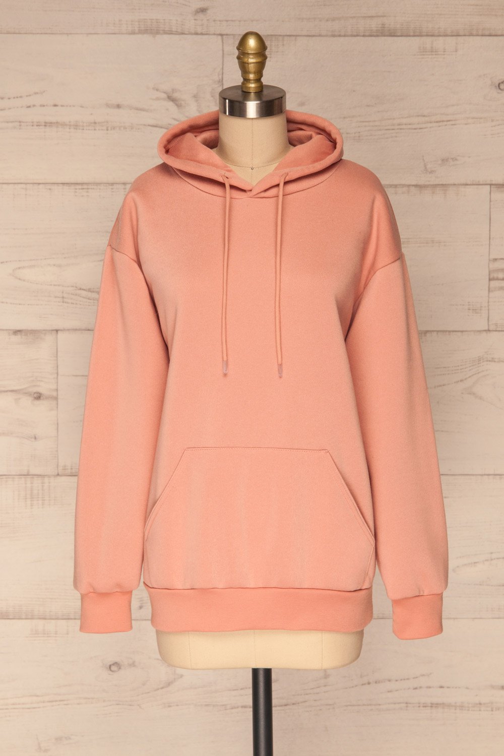 Juxue Petal Pink Oversized Hoodie | La petite garçonne