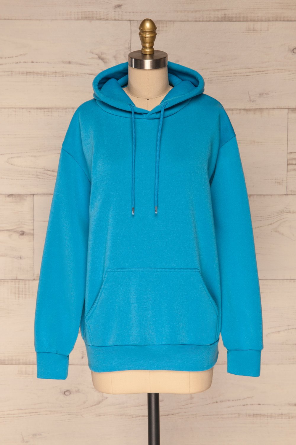 Juxue Sky Blue Oversized Hoodie | La petite garçonne