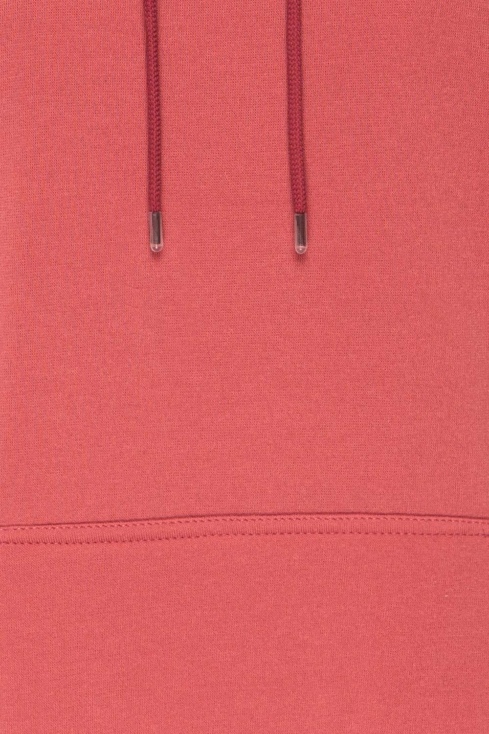 Juxue Sunset Pink Hoodie | La petite garçonne fabric