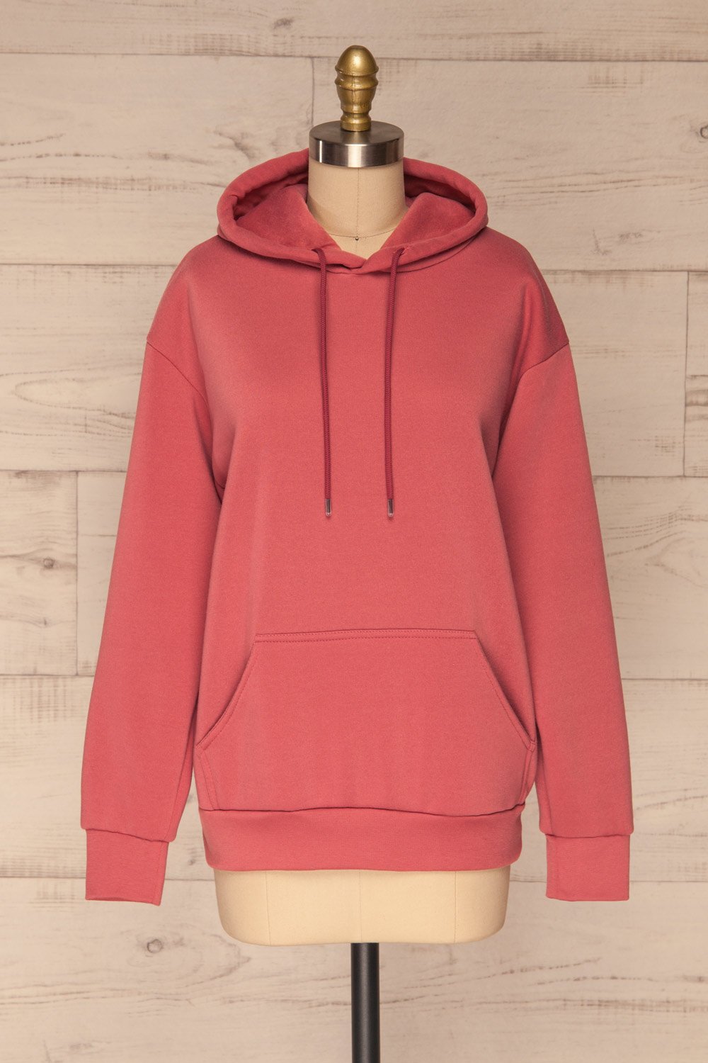 Juxue Sunset Pink Oversized Hoodie | La petite garçonne