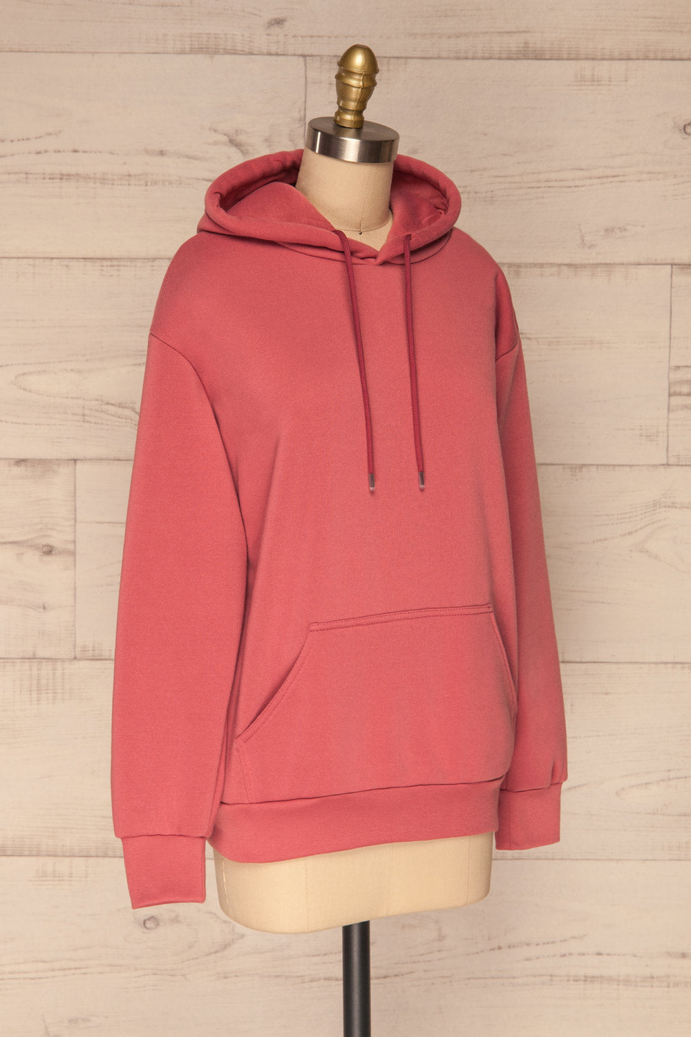 Juxue Sunset Pink Hoodie | La petite garçonne side view