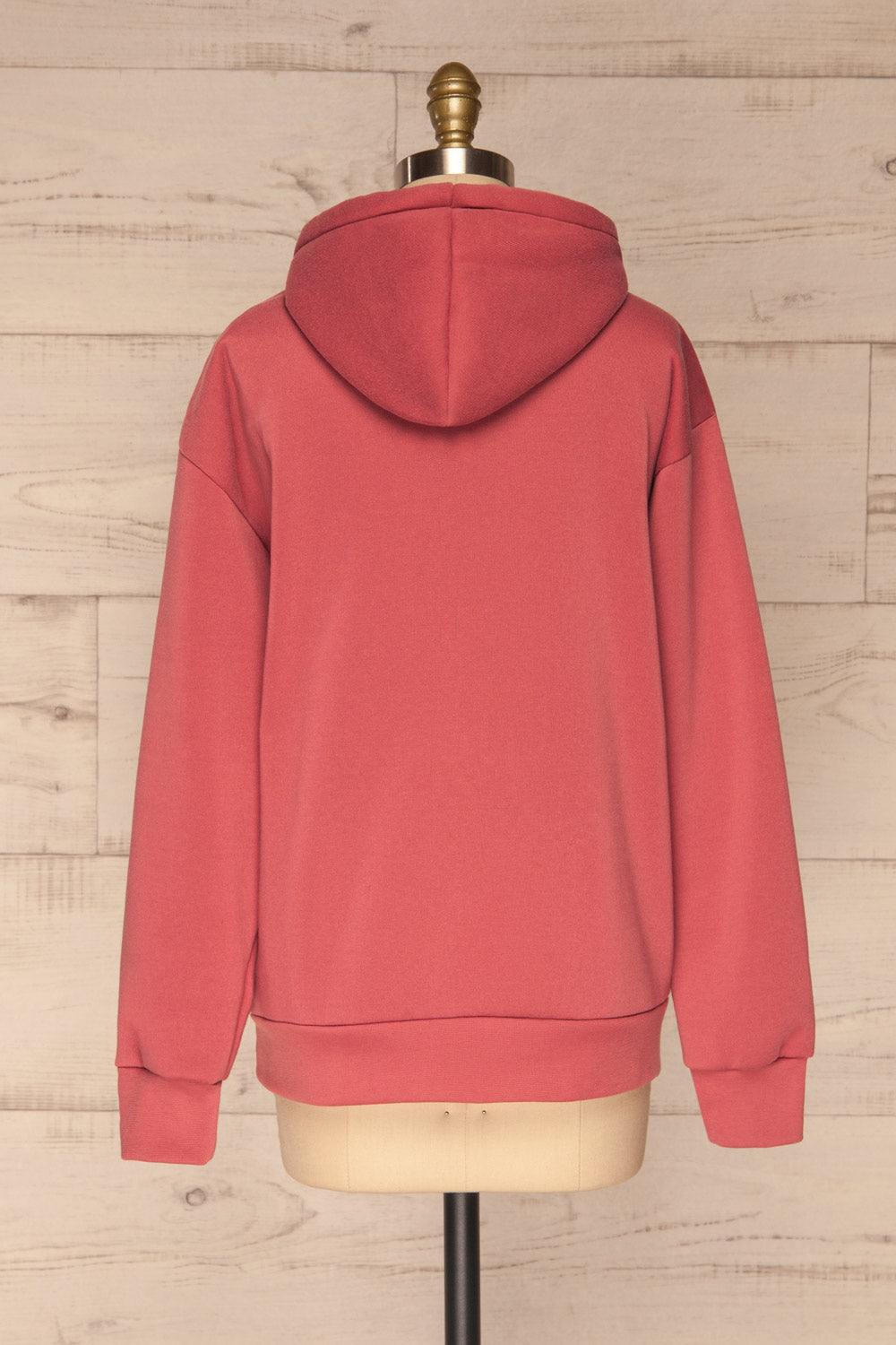 Juxue Sunset Pink Hoodie | La petite garçonne back view