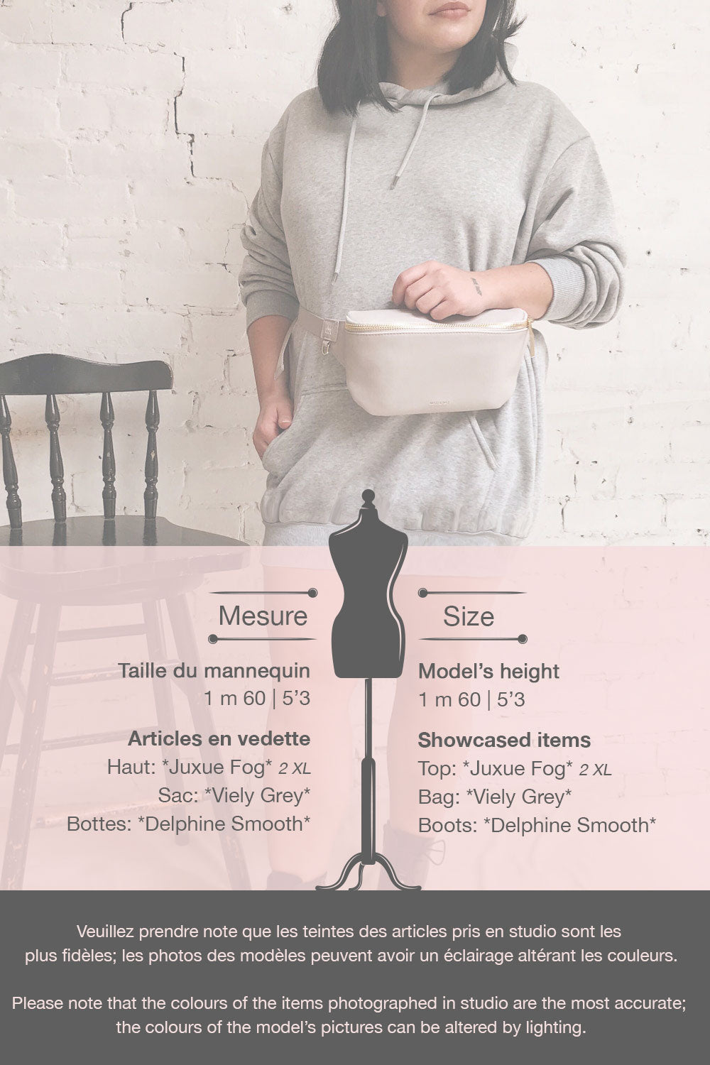 Juxue Fog Grey Hoodie | La petite garçonne template 1