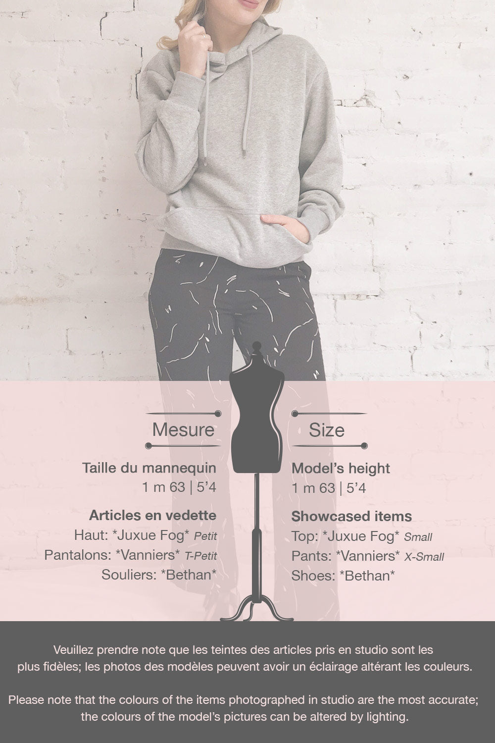 Juxue Fog Grey Hoodie | La petite garçonne template