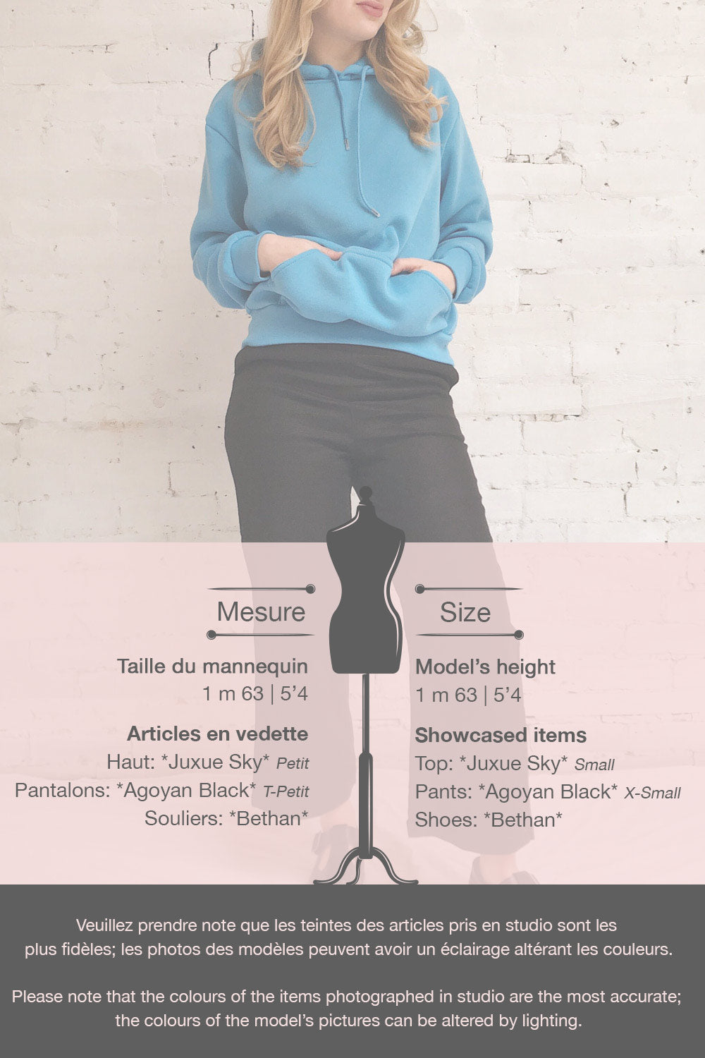 Juxue Sky Blue Oversized Hoodie | La petite garçonne template