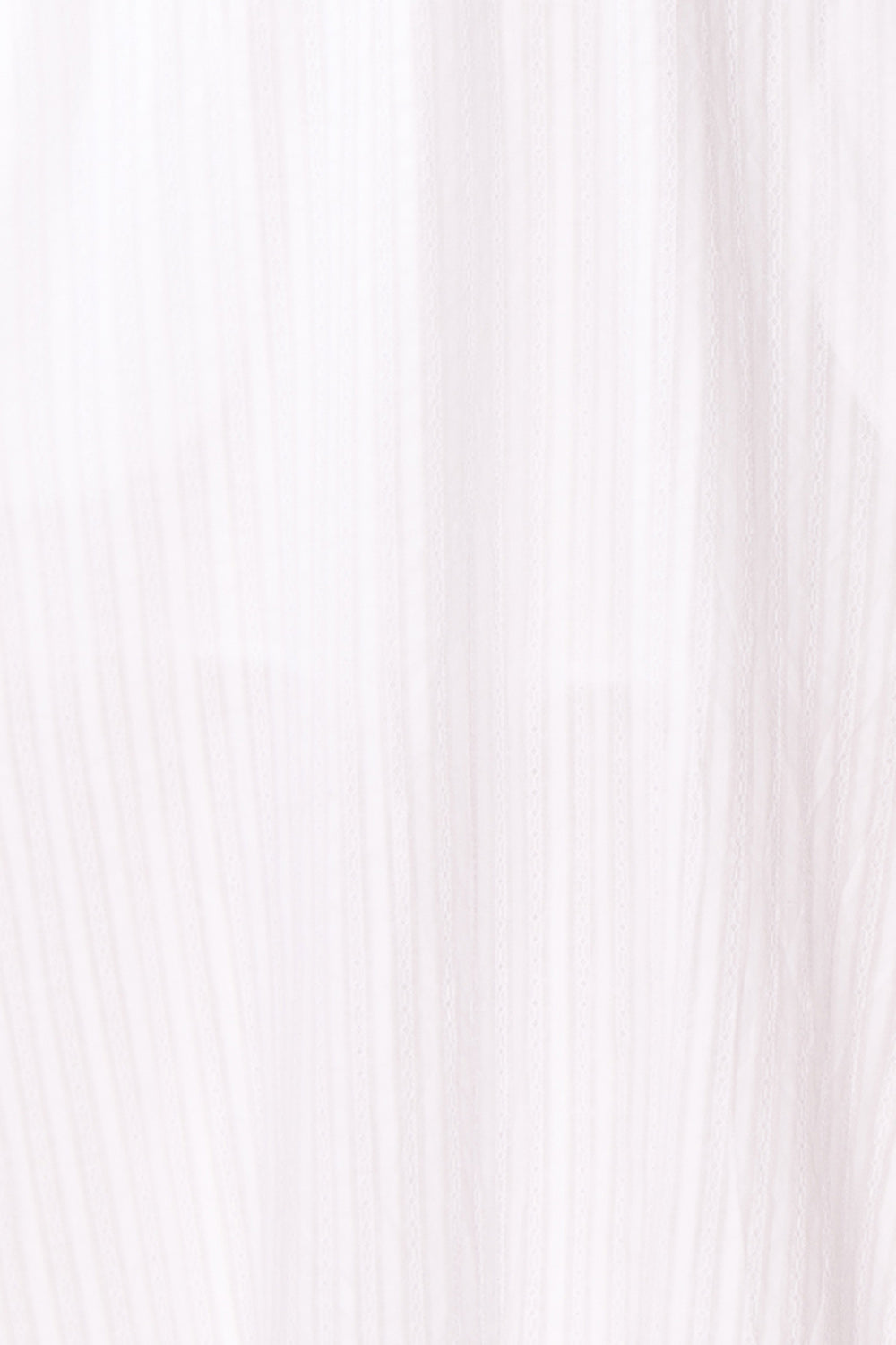 Kajsa White Midi Dress w/ Ruffles | Boutique 1861 fabric