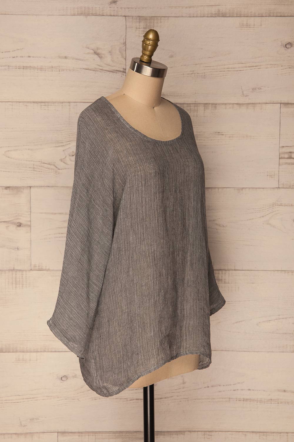 Kanegem Grey Long Sleeve Oversized Top | La Petite Garçonne Chpt. 2 3