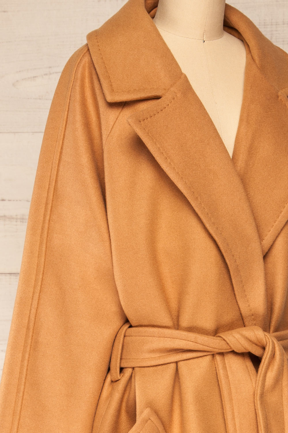 Karczew | Belted Felt Coat