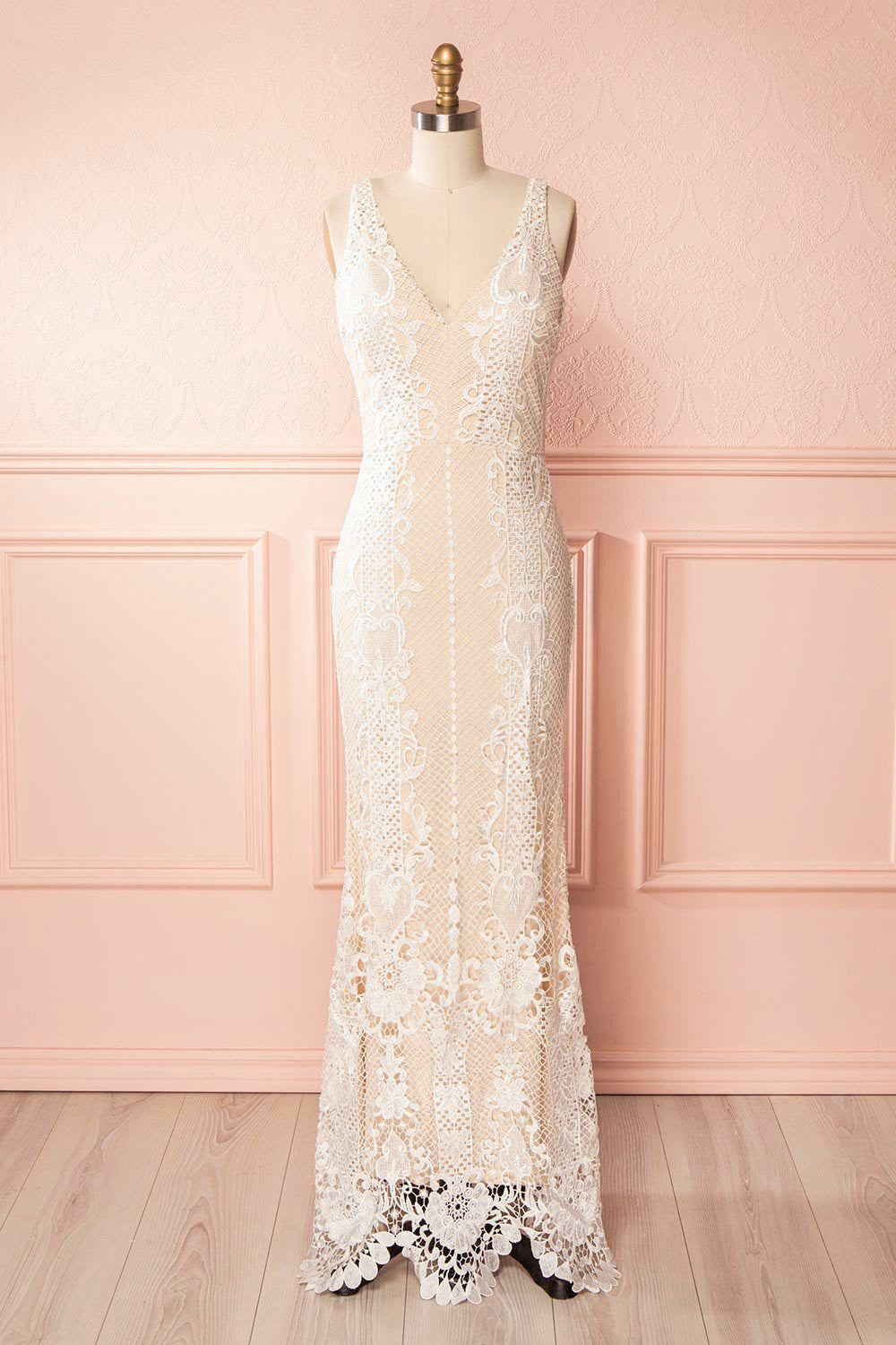 Kathra Ivory Lace Bridal Gown | Boudoir 1861