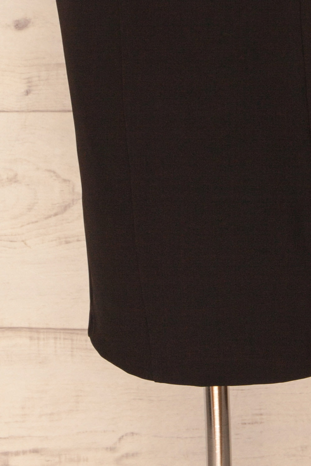Kavala Black Fitted Midi Dress | La petite garçonne bottom 