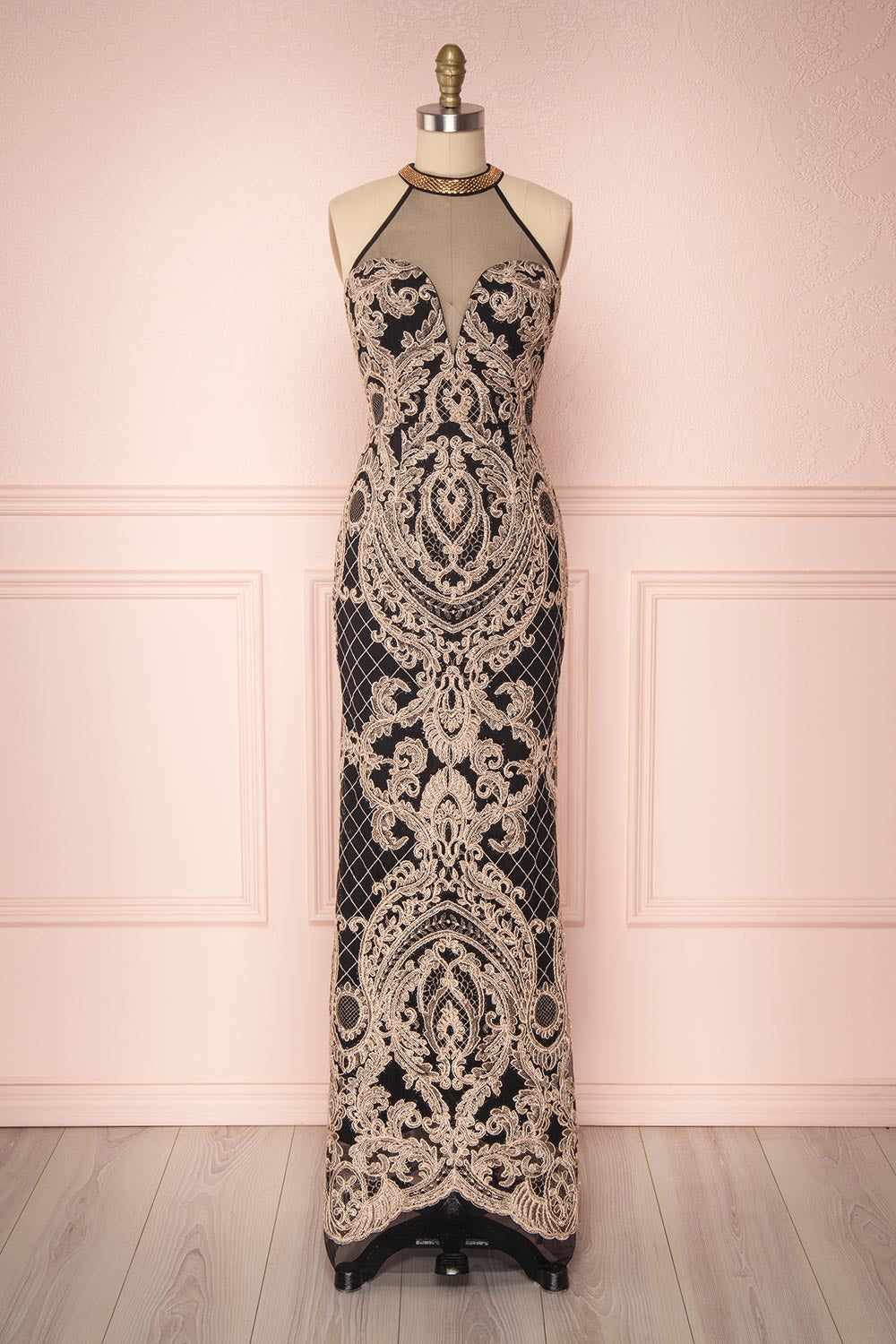 Kehuani | Robe Sirène Noire et Dorée